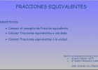 Fracciones equivalentes | Recurso educativo 33479