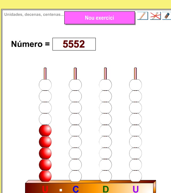 Las unidades, decenas y centenas | Recurso educativo 33489