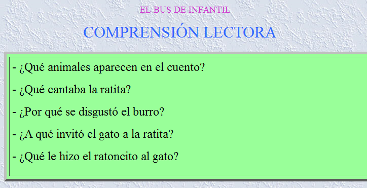 Con Mayúsculas: La Ratita Presumida | Recurso educativo 33859