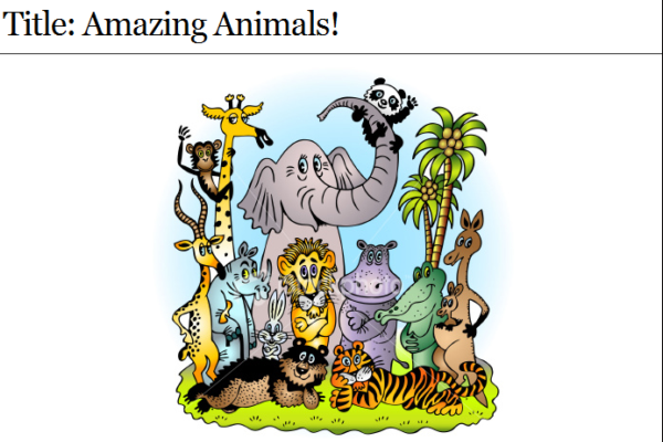 Webquest: Amazing animals | Recurso educativo 34689