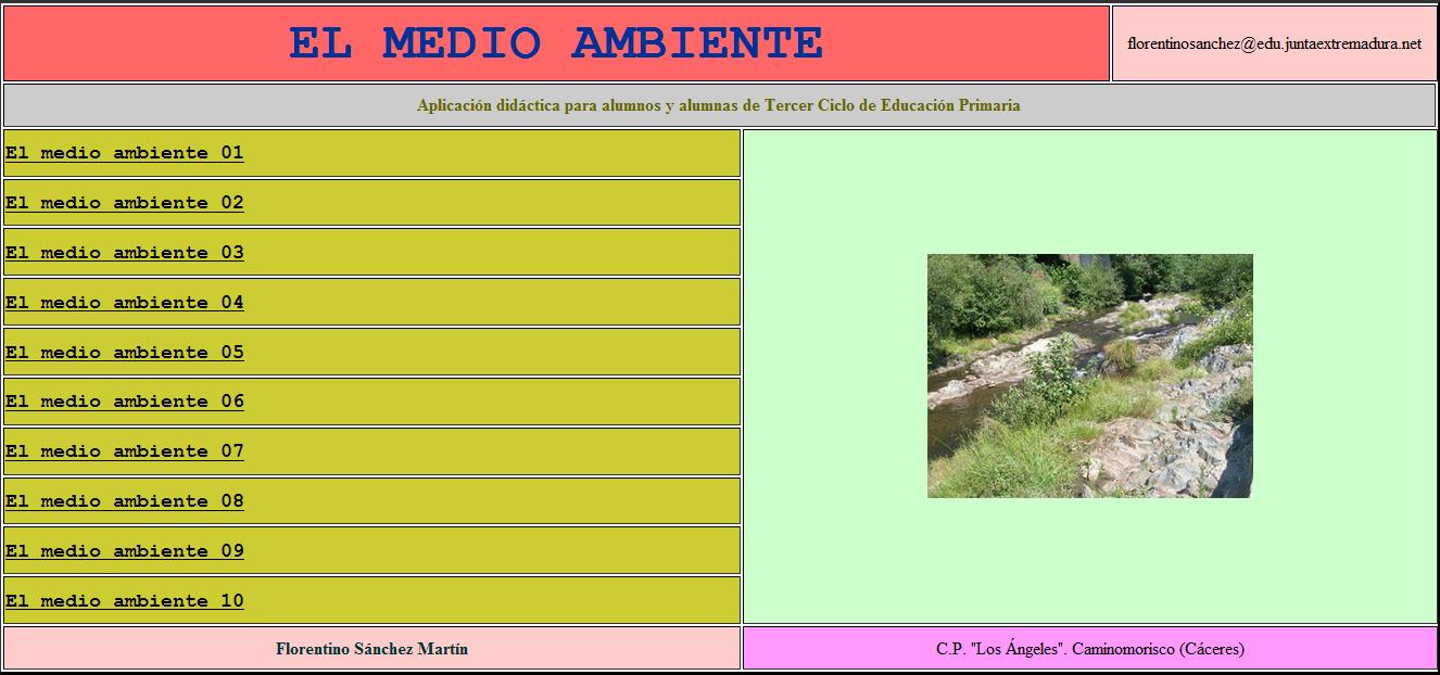 El medio ambiente | Recurso educativo 34789