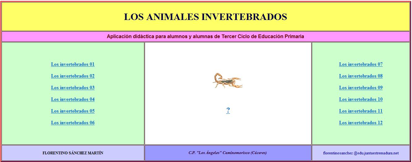 Los animales invertebrados | Recurso educativo 34797