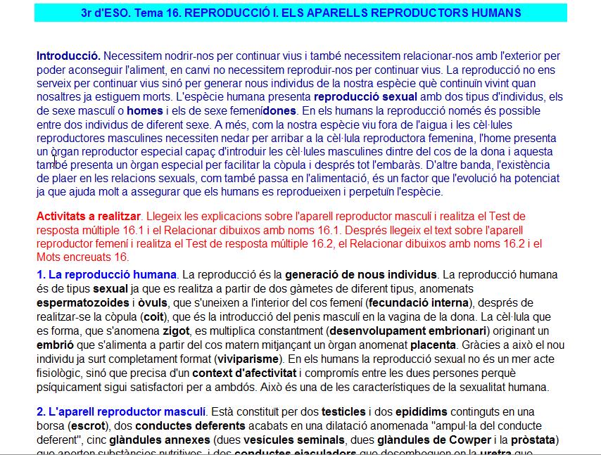 L'aparell reproductor | Recurso educativo 35178