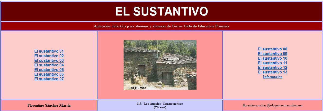 El sustantivo | Recurso educativo 35188