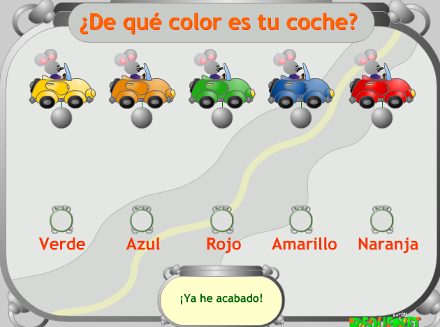 ¿De qué color es tu coche? | Recurso educativo 35805