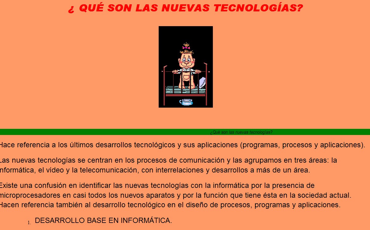 ¿Qué son las nuevas tecnologías? | Recurso educativo 35869