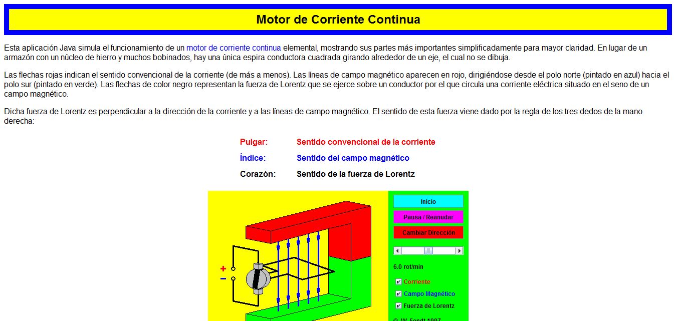 Funcionamiento de un motor eléctrico | Recurso educativo 36528