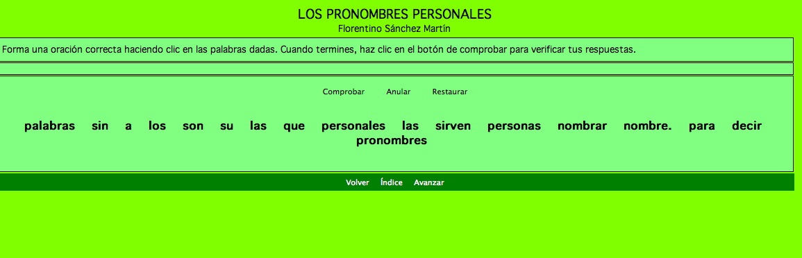 Los pronombres personales | Recurso educativo 36596