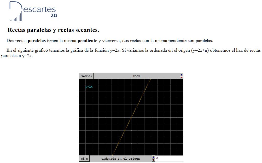 Rectas paralelas y rectas secantes | Recurso educativo 37406