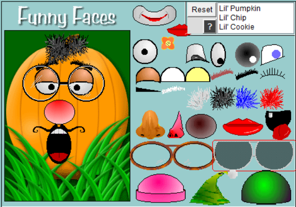 Funny faces | Recurso educativo 37886