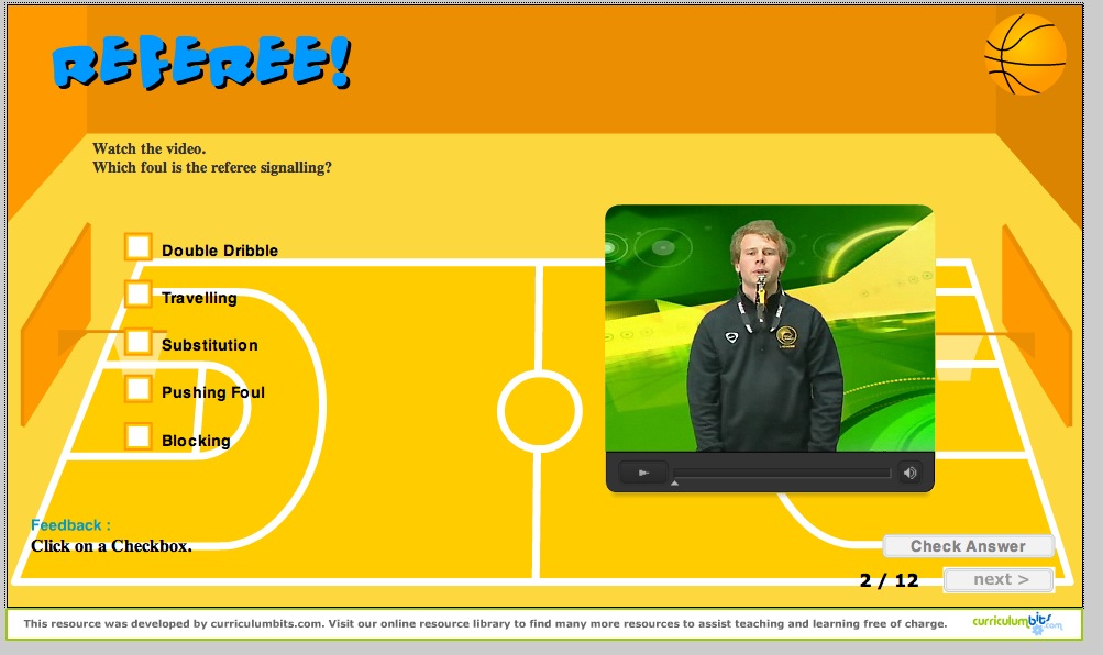 Basketball referee | Recurso educativo 41175