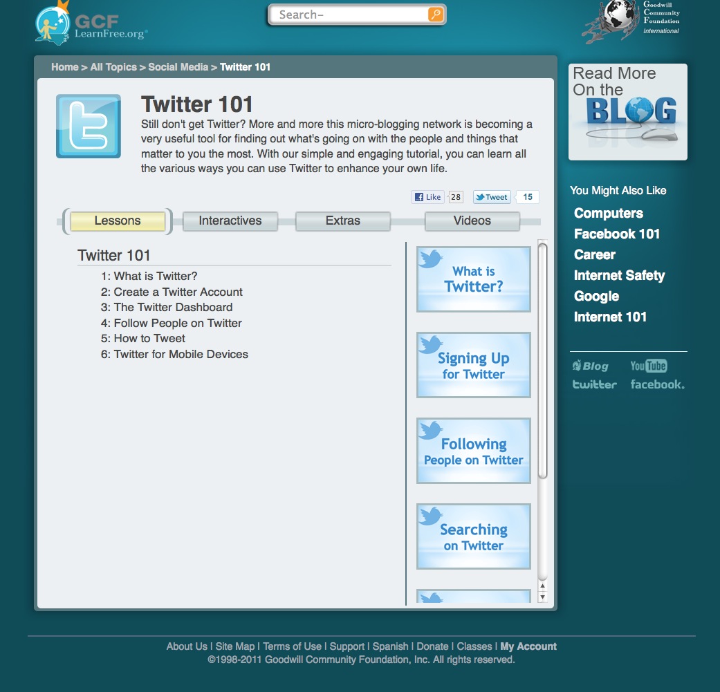 Tutorial: Twitter 101 | Recurso educativo 41476