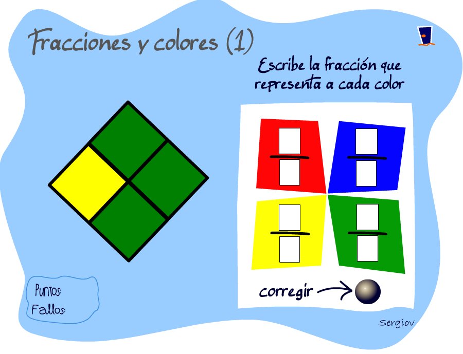 Fracciones y colores | Recurso educativo 42641