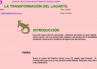 La Transformación del Lagarto | Recurso educativo 42789