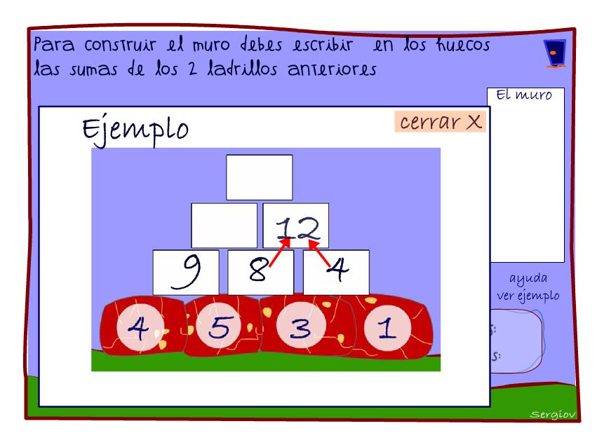 Construye el muro con sumas de números enteros | Recurso educativo 42817