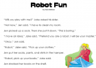 Robot fun | Recurso educativo 42870