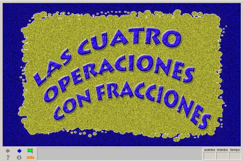 Las cuatro operaciones con fracciones | Recurso educativo 42950