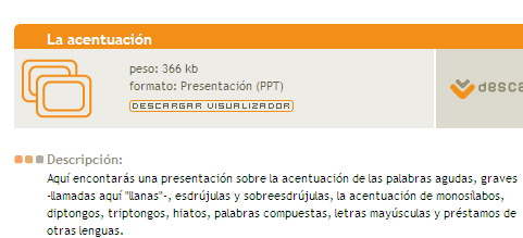 La acentuación | Recurso educativo 44138