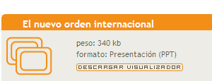 El nuevo orden internacional | Recurso educativo 44572