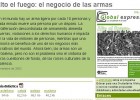 Alto el fuego: el negocio de las armas | Recurso educativo 44671