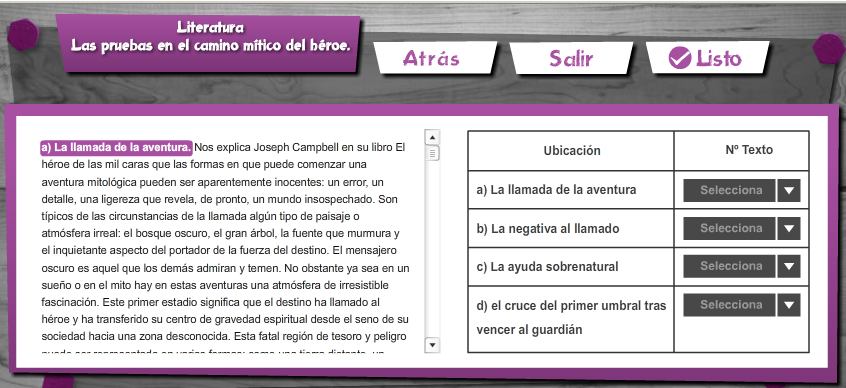 El camino mítico del héroe | Recurso educativo 45153