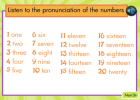 Numbers 1 to 20 | Recurso educativo 47035