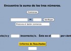 Página web: sumas de 3 números | Recurso educativo 47172