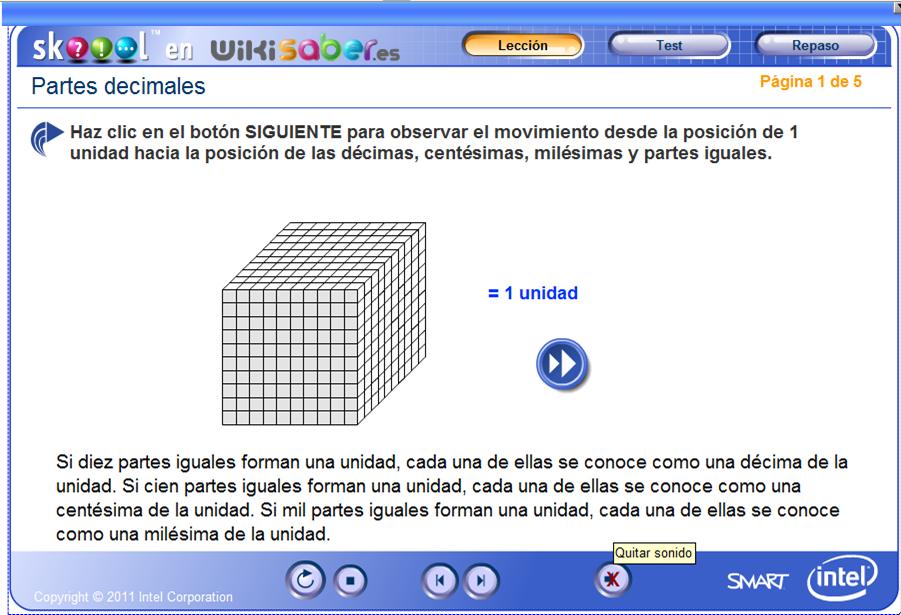 Fracciones decimales | Recurso educativo 47709