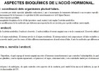 Bioquímica de l'acció hormonal | Recurso educativo 49077