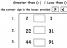 Comparisons: greater than and less than (2) | Recurso educativo 52584