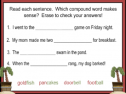 Compound words | Recurso educativo 55910