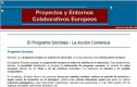 Proyectos y entornos colaborativos europeos | Recurso educativo 58625