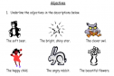 Adjectives (worksheet) | Recurso educativo 14138