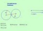 Circunferencia y círculo: posiciones relativas de dos circunferencias | Recurso educativo 1879