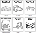 Transportation colouring pages | Recurso educativo 70305