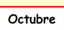 Calendario de actividades: octubre | Recurso educativo 70793