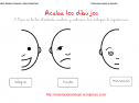 Acaba lo dibujos: alegre, triste, mareado | Recurso educativo 77627