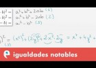 Igualdades notables | Recurso educativo 107802