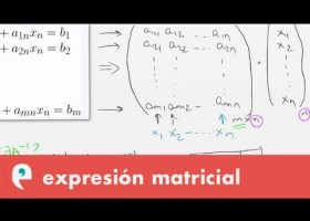 Expresión matricial de un sistema | Recurso educativo 109484