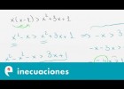 Inecuaciones primer grado (ejercicio 1) | Recurso educativo 109933