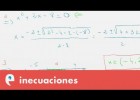 Inecuaciones de grado superior a 1 | Recurso educativo 109935