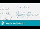 Polinomios: valor numérico (ejercicio) | Recurso educativo 110046