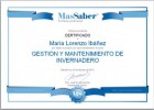 Curso de Gestión y mantenimiento de invernaderos | MasSaber | Recurso educativo 113993