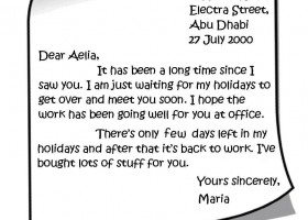 Personal letter sample | Recurso educativo 121292