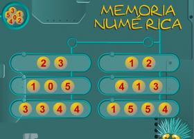 Juego de trabajar la memoria numérica para desarrollar la memoria en niños de 3 a 6 años : 06 | Recurso educativo 404834