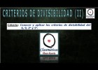 (Divisibilidad) - Criterios de Divisibilidad 6, 2^n, 5^n, 9 (704.2) | Recurso educativo 680186