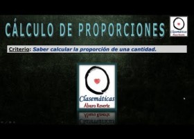 (Porcentajes y Proporciones) - Cálculo de Proporciones. (903-904.1) | Recurso educativo 680307