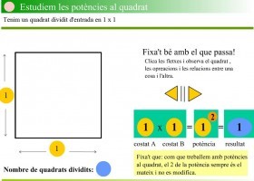 Estudiem el quadrat i el cub d'un nombre | Recurso educativo 684349