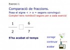 Comparem fraccions | Recurso educativo 684503