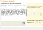 Representació dels nombres decimals a la recta numèrica | Recurso educativo 734578